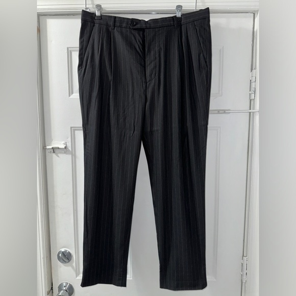 Allsaints Blues Pinstripe Blazer - size 42/ Blues Pinstripe trouser Size 34 - Picture 8 of 15